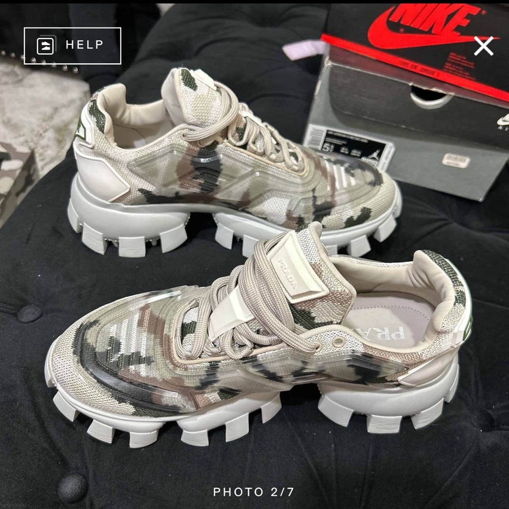 Prada cloudbust thunder camo size 7